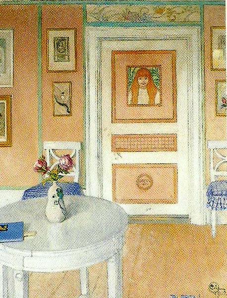 Carl Larsson rosor-rosorna-formaket china oil painting image